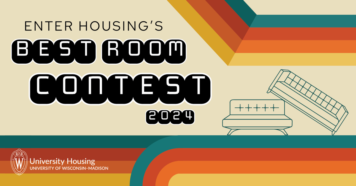 Think you have the best residence hall room on campus? Show it off in the Best Room Contest for a chance to win a $300 Wiscard deposit! All entries will get a $3 Dining Dollars deposit. 🎉go.wisc.edu/bestroom