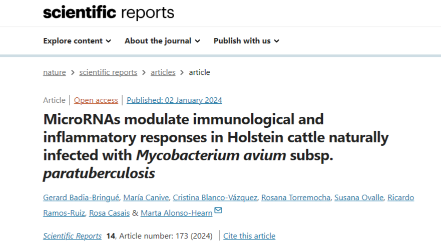 SeridaAst's tweet photo. 🐮 Investigadoras del #SERIDA publican con @neiker_BRTA @UAM_Madrid un nuevo artículo
📰 Estudio sobre aspectos relacionados con la #paratuberculosis bovina en ganado #Holstein
👉Artículo en @SciReports: https://t.co/RlMpX2wHRG
#SERIDA_SA #PARA_RESILIENCE
@NySA_SERIDA @AgEInves https://t.co/w8jgSjbZWE