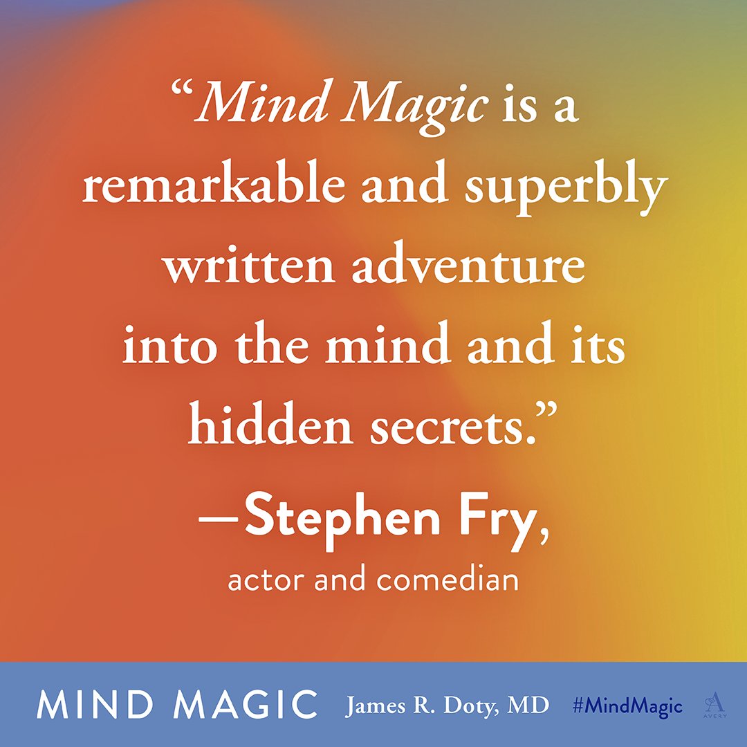 From my friend, @stephenfryactually, check it out, Mind Magic: The Neuroscience of Manifestation and How It Change Everything (#mindmagicbook, #mindmagic) mindmagicbook.com