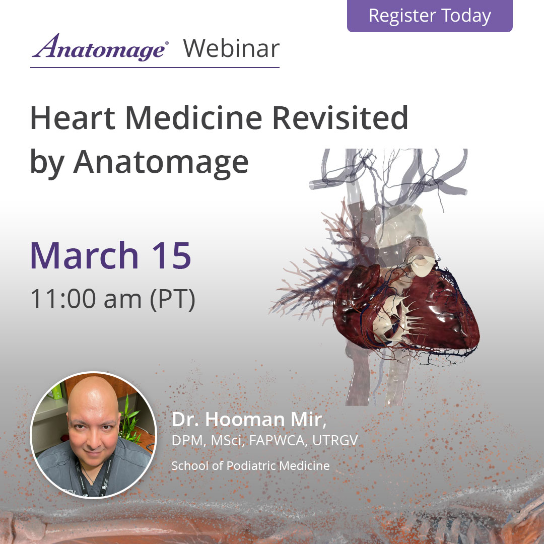It's not too late to register! Witness a live demonstration of hypertension and observe the effects of uncontrolled hypertension on the heart. Sign up here us06web.zoom.us/webinar/regist… Or learn about other free webinars in this clinical series at anatomage.com/webinars #webinars