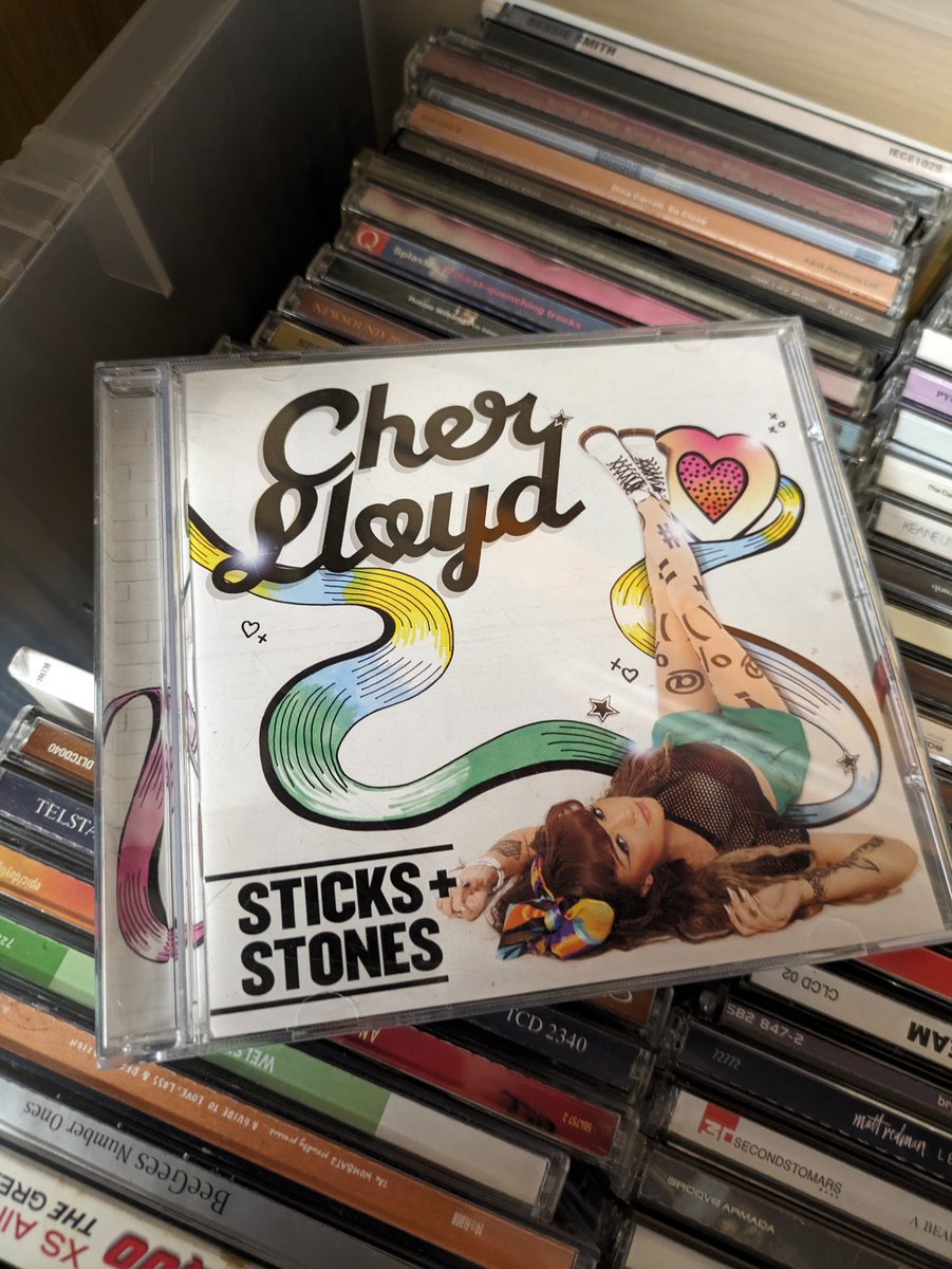 dearianfawn's tweet photo. Without a shadow of a doubt, the best album ever released by an #XFactor contestant #CherLloyd #SticksAndStones - #charity shop gold at 50p but in reality #priceless - #WantUBack is a pop gem and #EndUpHere could have been a single tooโฆ https://t.co/7asEuZZFyE