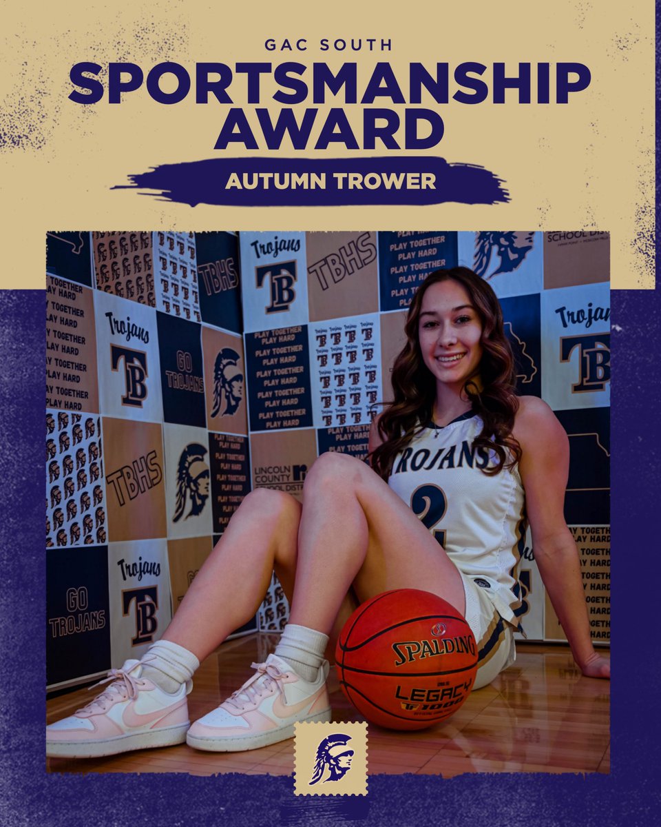 Congratulations to Autumn Trower. Great senior leader and teammate, always willing to put the TEAM above all else. #PlayHardPlayTogether 
@AutumnRT05