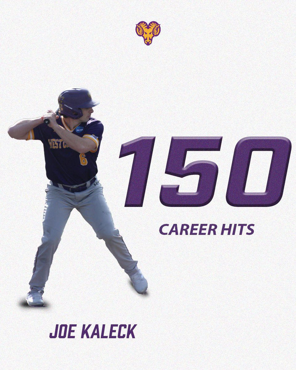 With 3 Hits In Game One Against Kutztown, Joe Kaleck Surpasses 150 Career Hits! 🐏🤘