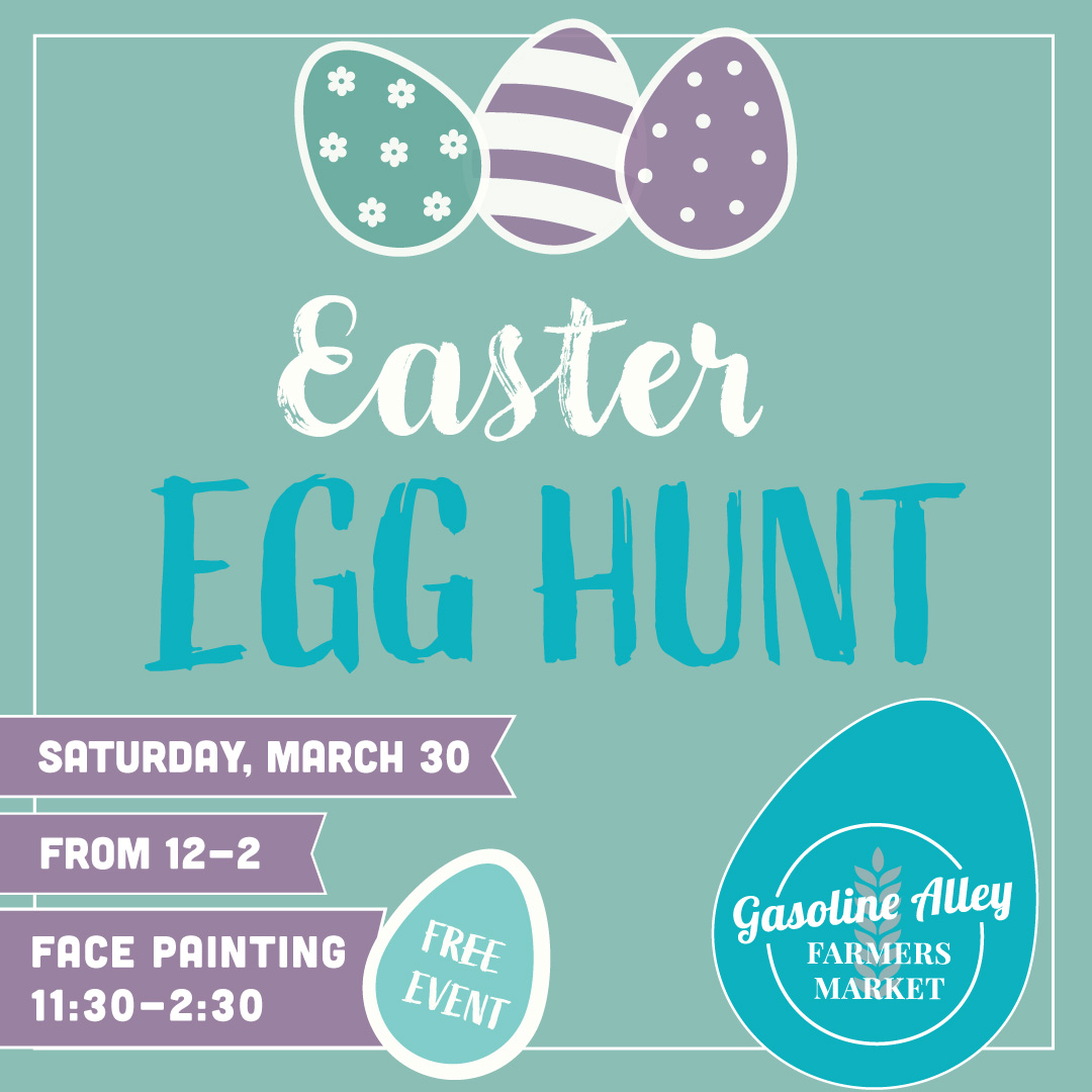 Our Annual Easter Egg Hunt is back on Saturday, March 30 from 12-2pm 🐰
This year we will also have Face Painting from 11:20-2:30pm. It will be an EGGCELLENT time!