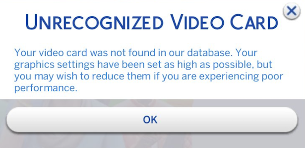 If you're getting the 'Unrecognised Video Card' error message, and it's annoying you, it has a simple fix. Instructions here: bluebellflora.com/2024/03/11/unr…