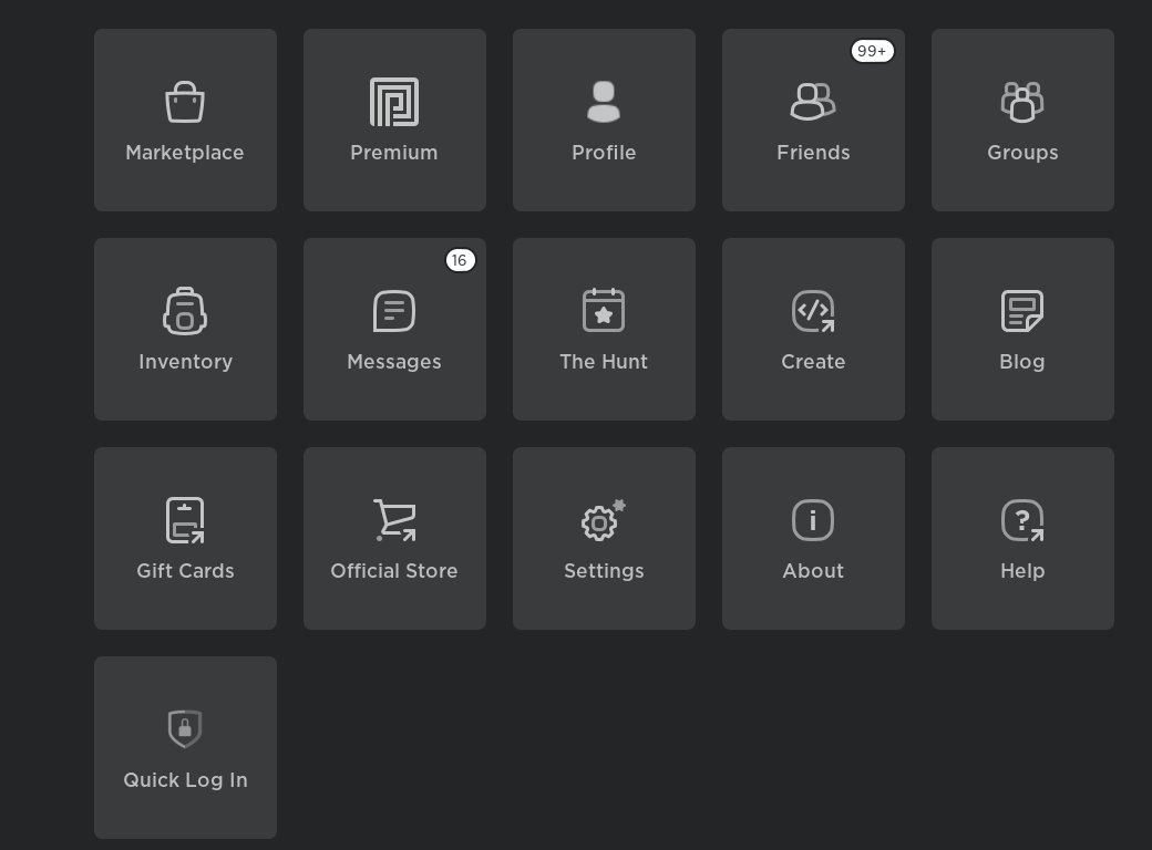 Roblox_Uptime's tweet image. The Hunt: First Edition: 15.3.24 🔎
The Hunt tab has appeared on both Desktop & Mobile! #Roblox
