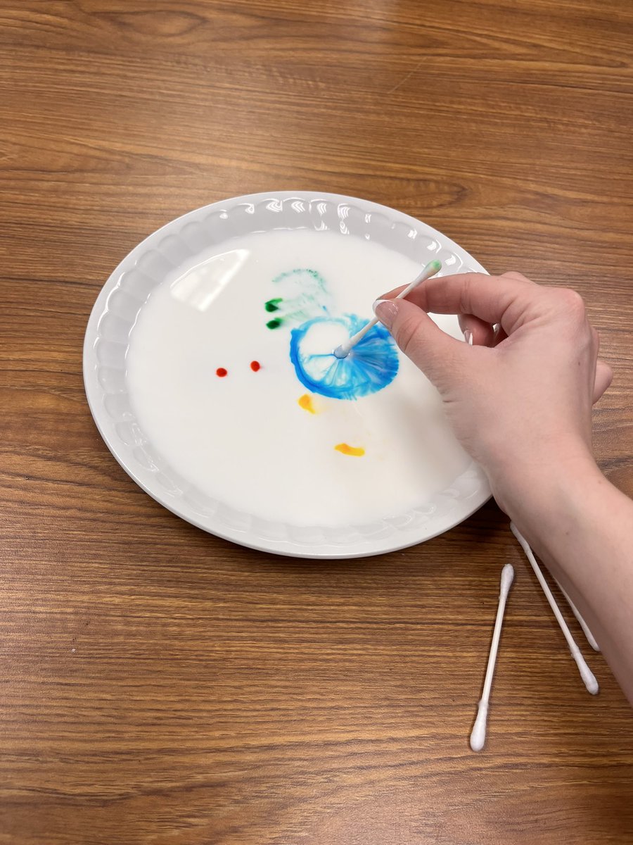 LearnWithMay's tweet photo. Today for #STEAMAcrossAmericaWeek we focused on science and read Libby Loves Science. We then made our own predictions about what would happen during the magic milk experiment. https://t.co/cGXqBgE0NR