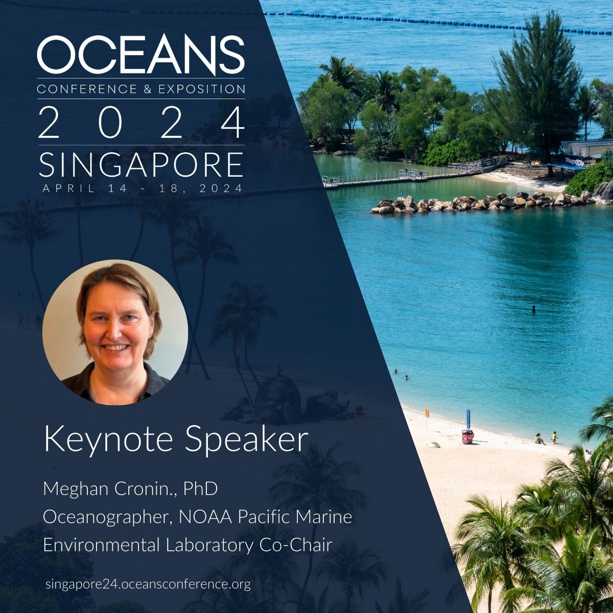 ⏱️Time's ticking! Just over a month to register for OCEANS 2024 Singapore. Don't miss the chance to hear from our keynote speaker, Dr. Meghan Cronin. 👉Register today: singapore24.oceansconference.org/experience/reg… #OCEANS2024Singapore #KeynoteSpeaker #RegisterToday