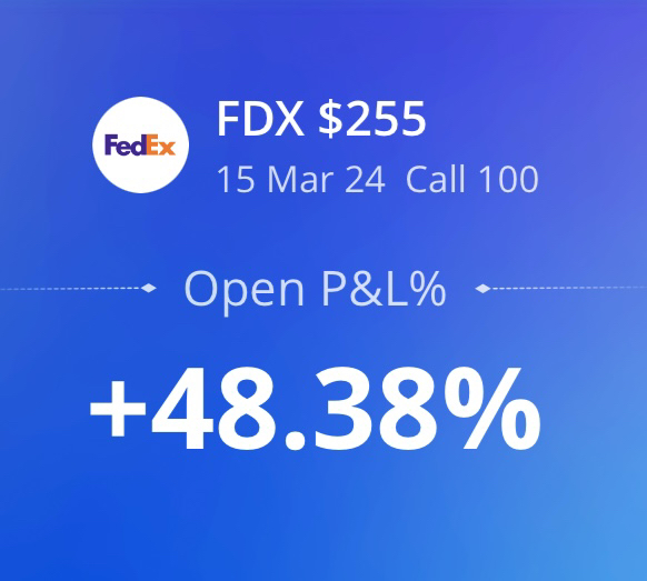 AdexTrades's tweet photo. $FDX

If there is one thing I can teach others about the trading game: 

The Power of Swing Trading.

All it takes is 1 day... 🏆🏆🏆

#TheStrat