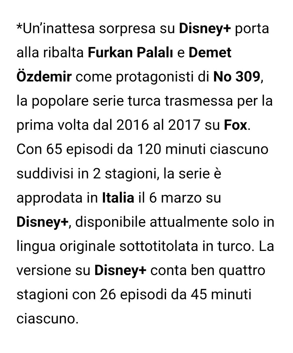 BluKalpIstanbul's tweet photo. https://t.co/1itHQcgadI
Benvenuto a #No309 su Disney+ Italy.
Felicissimi che #Disneyplusit sia interessata a questa divertente e mitica serie con #DemetÖzdemi̇r e
#FurkanPalali. https://t.co/SJIXfW10b6