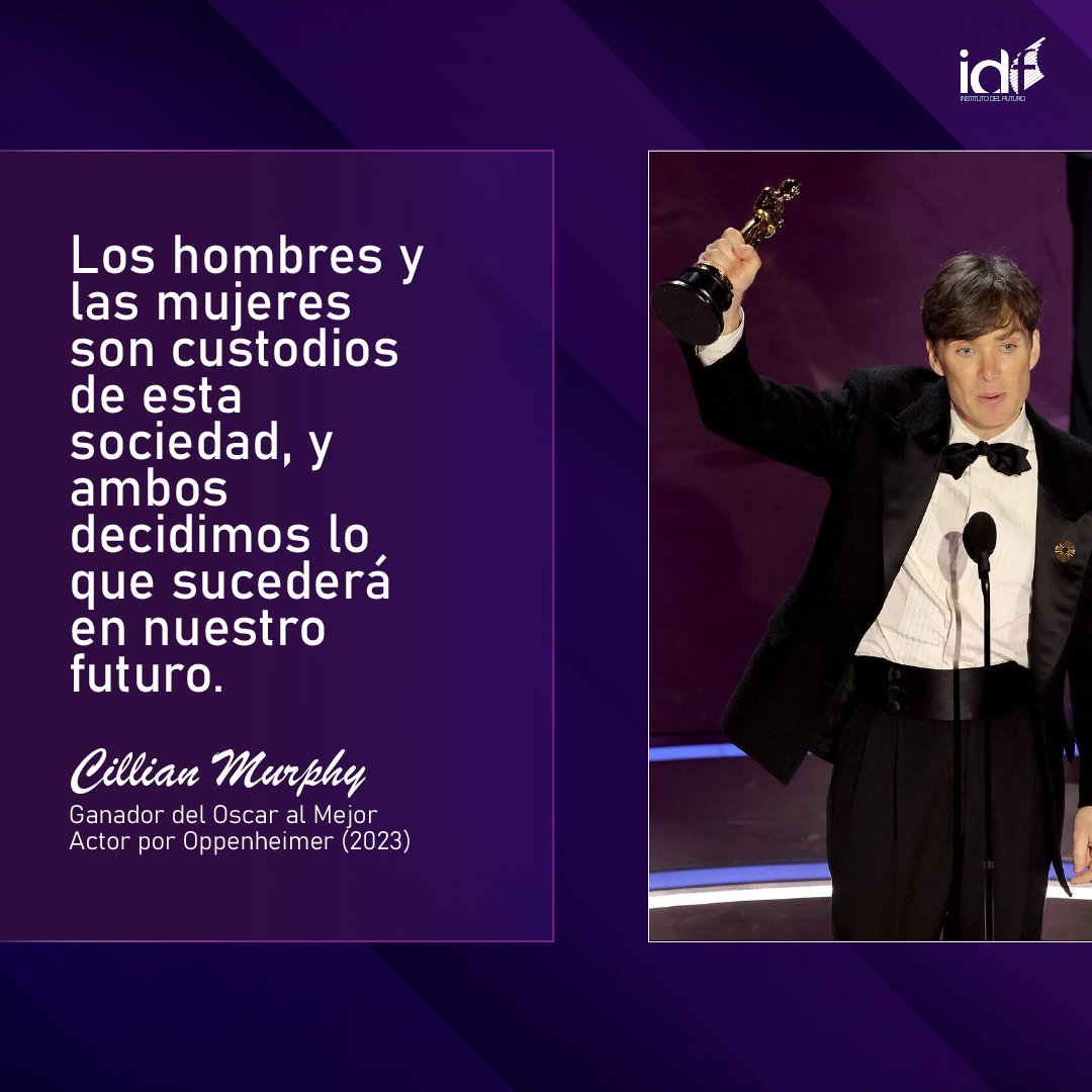 IDFPeru's tweet photo. #Oscars2024 🎬🥇
¿Qué dice el flamante ganador del Oscar sobre el futuro? El actor irlandés dijo esto en 2018, en el marco de un referendum.

#IDF #Futuro #CillianMurphy #Quotes https://t.co/PO0dTcpnrj
