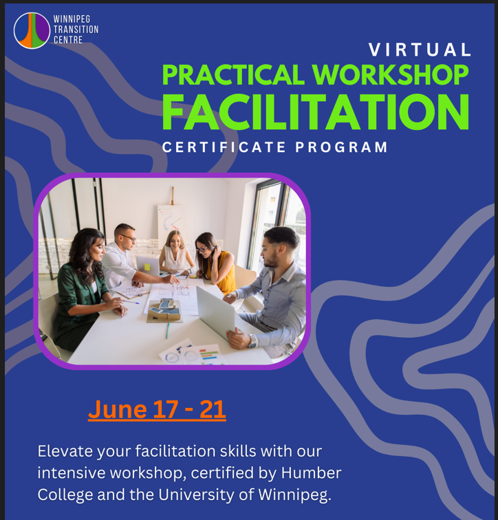 This workshop is for all levels of facilitators, it’s a game changer! I love it! Reach out to Tracey for a 20% discount via email to tediger@winnipegtransitioncentre.com! Check out the program here: winnipegtransitioncentre.com/practical-work…! #workshop #facilitation #fun #ProfessionalDevelopment