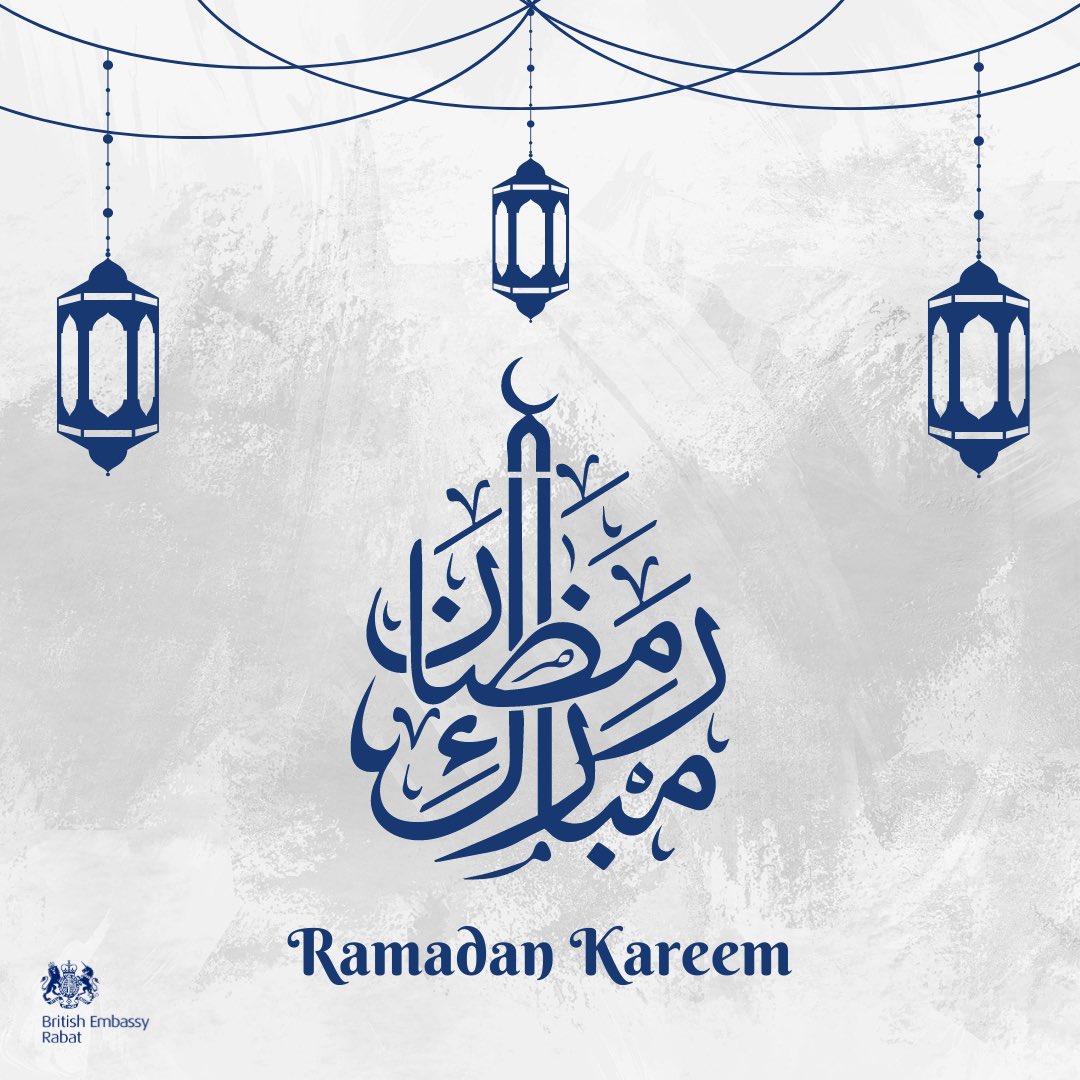 🌙 السفارة البريطانية في الرباط تتمنى لكم رمضان كريم وكل عام وأنتم بخير. British Embassy Rabat wishes you all 🌙Ramadan Kareem. #ramadan2024 #ramadankareem #morocco #uk