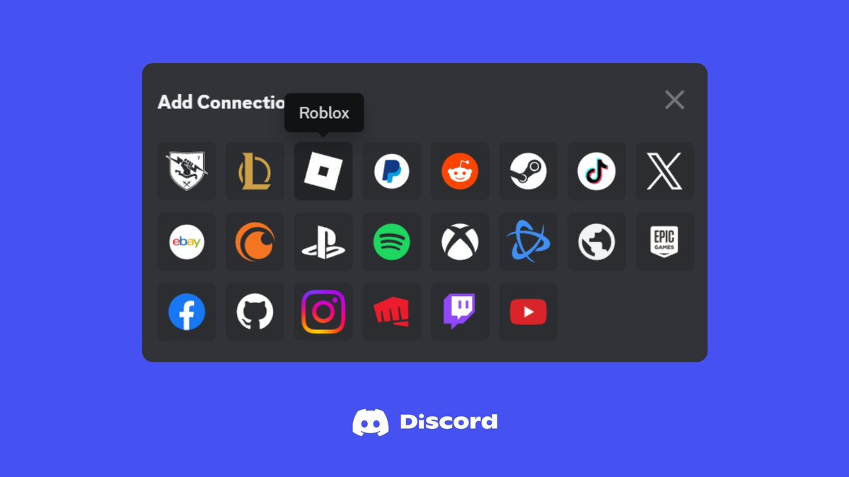 Roblox_Uptime's tweet image. Soon, on your Discord account you will be able to connect your Roblox profile. 
Image: @Bloxy_News #Roblox