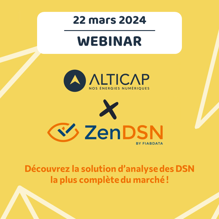 💻 #Webinar - ZenDSN : Votre allié pour une gestion sereine de la DSN !
🗓️ Date : Vendredi 22 mars 2024 - 09h30 
🔗 Inscription et informations : app.livestorm.co/altigroup-1/ze…

⚡La gestion de la #DéclarationSocialeNominative ne sera plus jamais une source de stress !