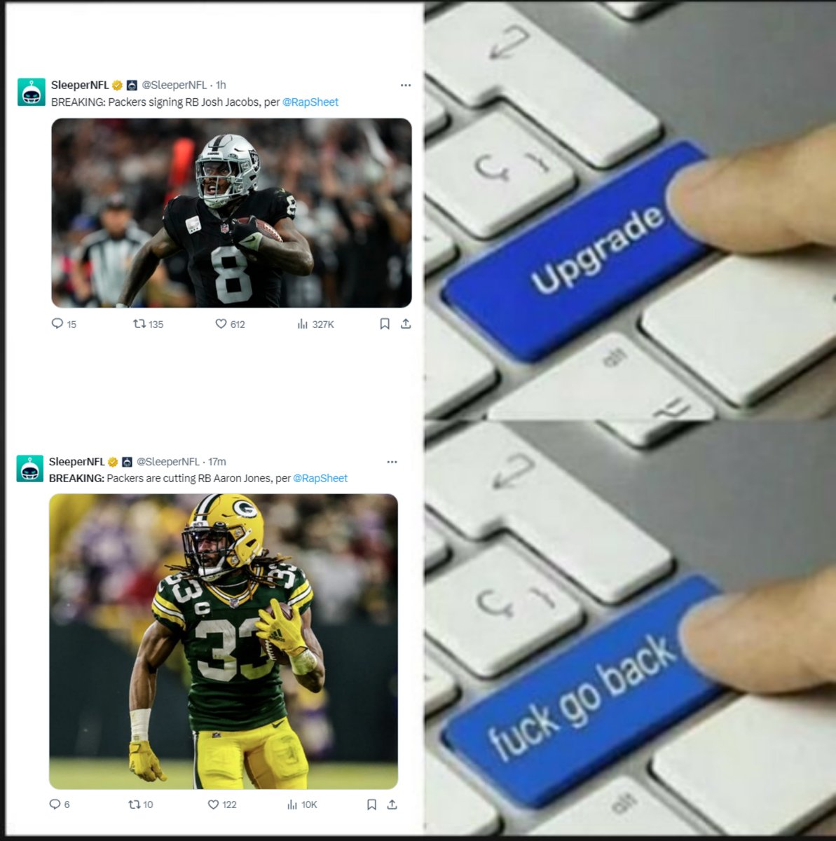 Packers fans rn 🥲: