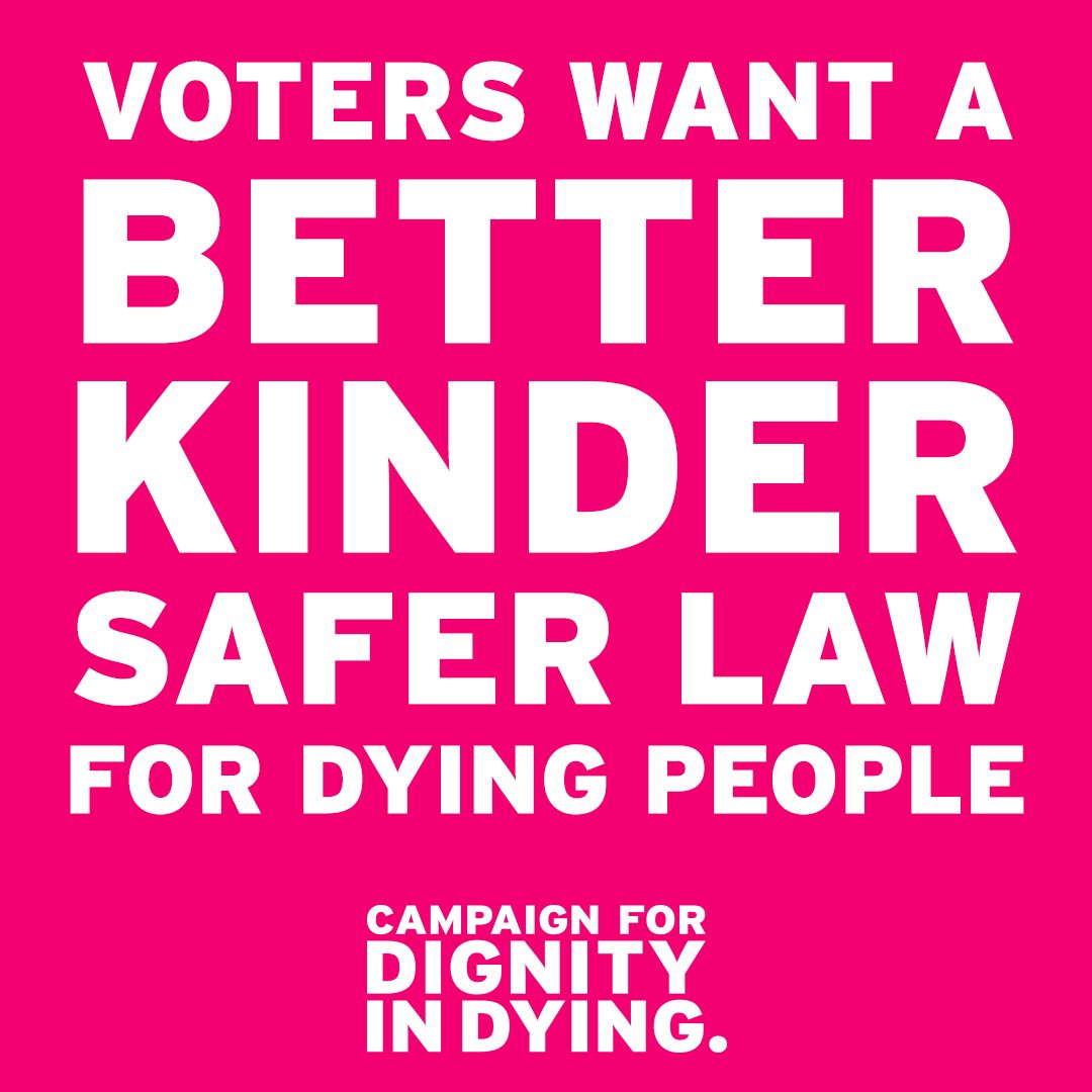 There is huge public support for law change on assisted dying.

As a nation, we recognise the cruelty of banning choice and criminalising compassion. It's time for change. #YesToDignity
