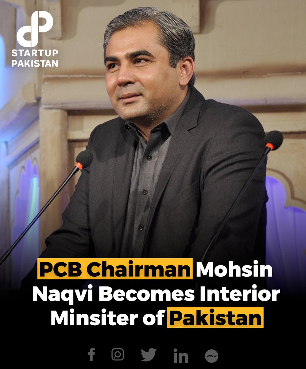 PCB Chairman Mohsin Naqvi Becomes Interior Minsiter of Pakistan, Following the oath administered by President Asif Ali Zardari on Monday.

#Pakistan #Minister #Interiorminister #Elections #Parliament
