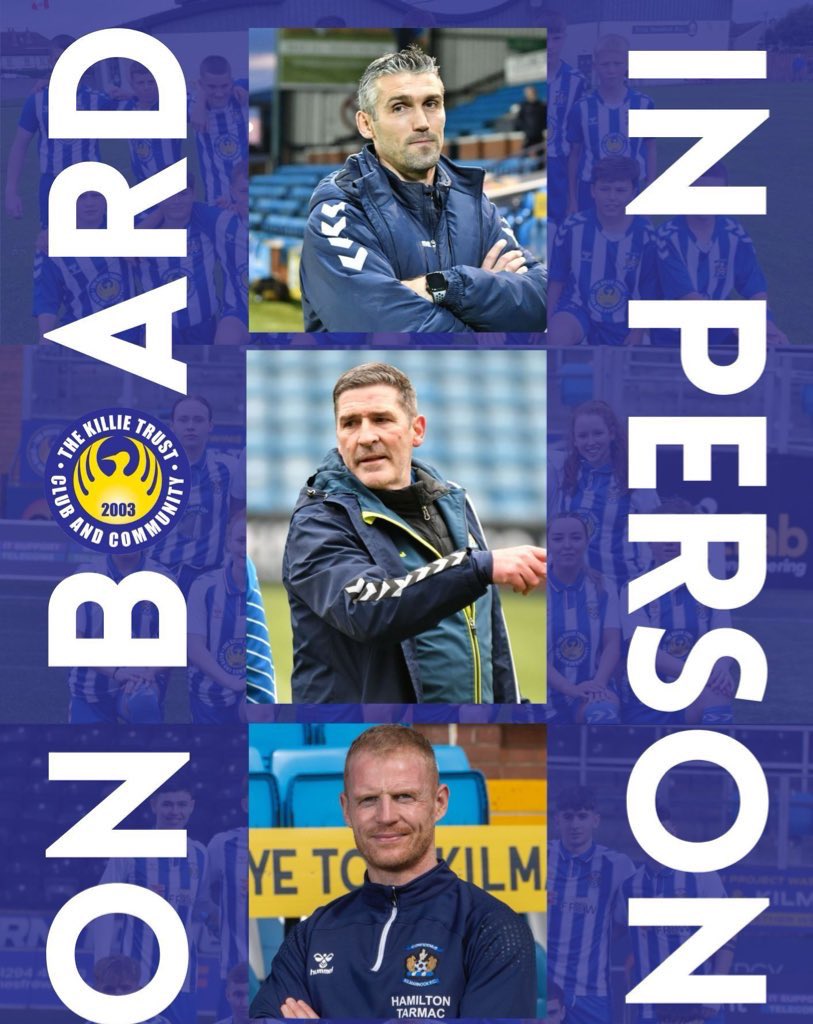 We have a limited number of spaces for OBIP available to non Trust members 🎟️

Paul Di Giacomo, Jim Chapman and Chris Burke will chat about the academy and women’s teams on March 25 in the 1869 Suite 🗣️

Email thekillietrust@gmail.com to reserve your space before they fill up! 📧