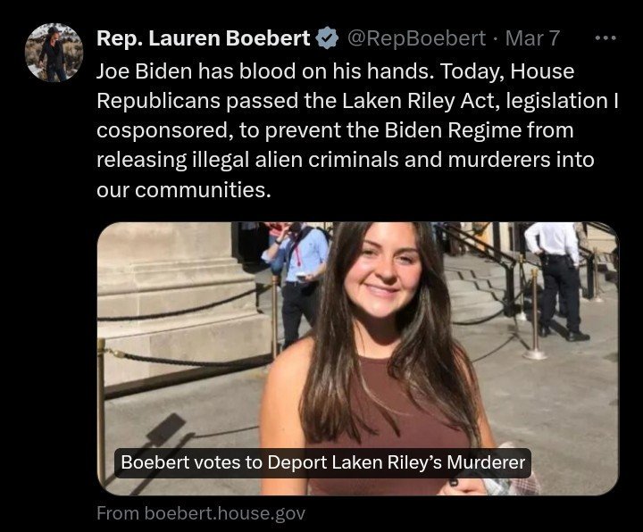 Interesting to see MAGA Republicans like Bobo running around in 'Say Her Name' shirts. Remember a few months ago when she got caught throwing a pin honoring a 10 year old Uvalde victim into the trash?