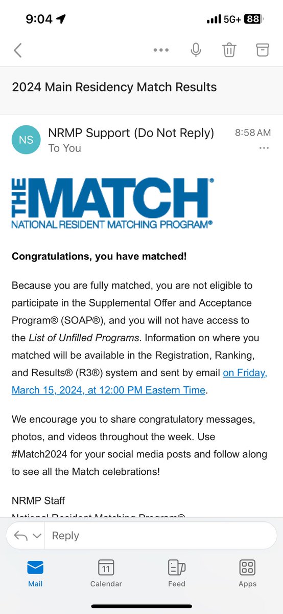 I am going to be a Psychiatrist!! #Match2024 #psychtwitter #MedTwitter
