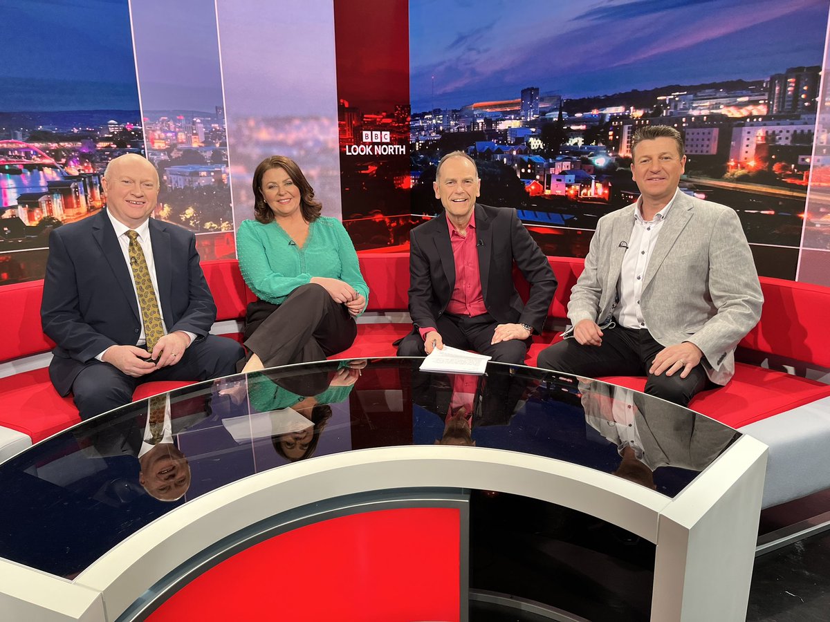 Always a great evening working alongside these BBC North East local legends @bbcneandcumbria 🎥🎞️🎬 #bbcnews #looknorth #teamtalk #sport #football