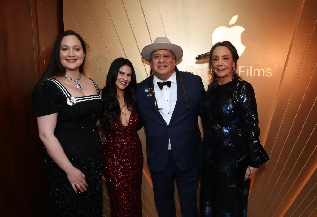 Congratulations to the Osage people and this amazing cast and crew. Apple Original Films Oscars Celebration deadline.com/gallery/2024-o… via @Deadline