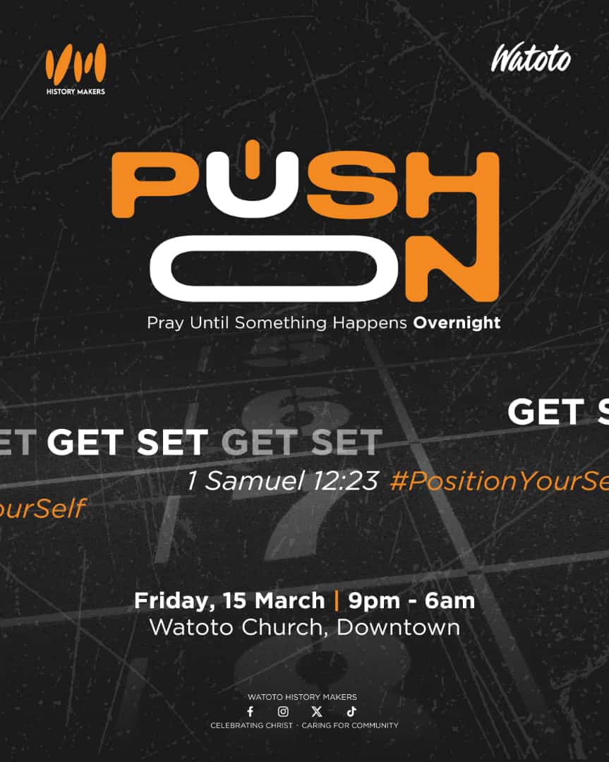 watotoHM's tweet image. Only 4 days are left to our first PUSH Overnight.✅

Themed #Getset #positionyourself
1 Samuel 12:23

Can't wait to have you there on 15th of March.🙏

#Pushon #Overnight #youngadults