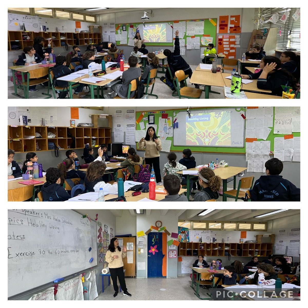 Every decision we make,no matter how significant, plays a part in our path towards better health.Thank you, Mrs.HALA, for sharing a valuable presentation with our grade 4 learners, emphasizing the vital role of maintaining a healthy body.<a href="/Hhhsinfo/">Houssam Hariri HS</a> <a href="/TawilNoor/">Noor Taweel</a> <a href="/ShaddadHala/">Hala Shaddad</a> <a href="/sashgh/">Sasha Ghosn</a>
