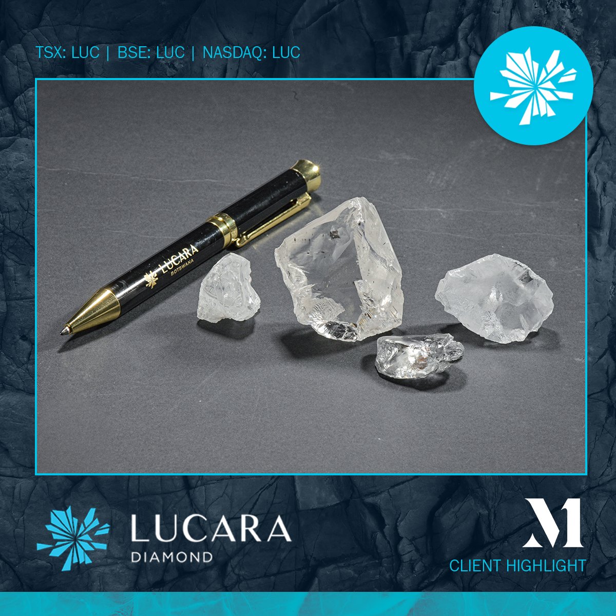 💎 Lucara (TSX: LUC) (BSE: LUC) (Nasdaq Stockholm: LUC) is shining bright after the recovery of a 320-carat, 111-carat, and two +50-carat stones from its fully owned Karowe Diamond Mine; situated in Botswana. William Lamb, President and CEO of Lucara Diamond Corp. shared his…
