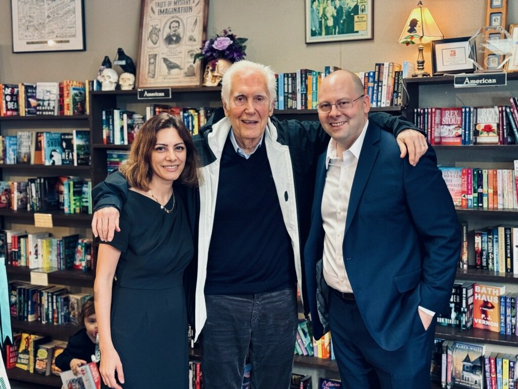 <a href="/jeffreysiger/">Jeffrey Siger</a> and <a href="/AVM_Author/">Alexander Marriott</a> had a great time signing books and talking about Greece-based mystery writing at Houston's <a href="/murderbooks/">Murder By The Book</a>