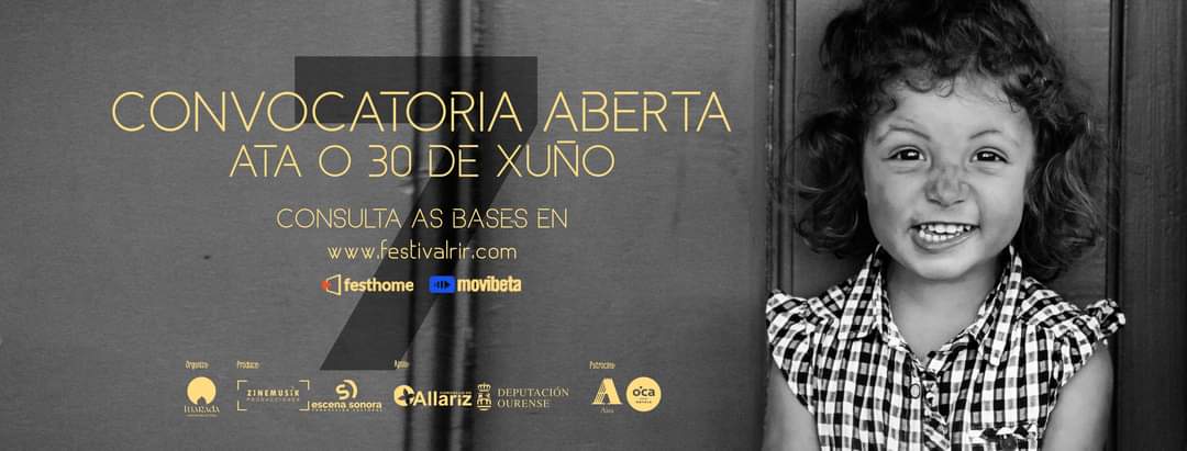 🎥 Xa está aberta a convocatoria para a 7ª edición do Festival RIR (International Comedy Shortfilm Festival), si tes unha #curta de #comedia non dubides en inscribilo, queremor rir... e moito! #FestivalRiR #RIR2024
