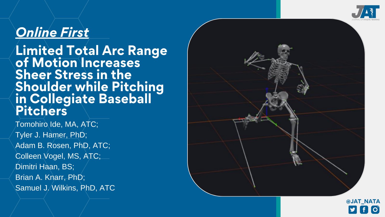 Journal of Athletic Training on X: &ldquo;Online First - Tomohiro Ide 