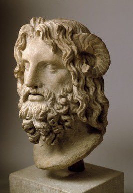 Art | Busto romano de Serapis, (75-150) Brooklyn Museum.