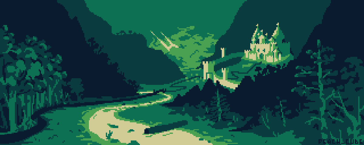 Peach_Cube's tweet photo. My March client cancelled their order! If you're looking for a landscape or character piece commission, send me a DM and we can chat about what you're looking for. https://t.co/3pSQh8MCYN
