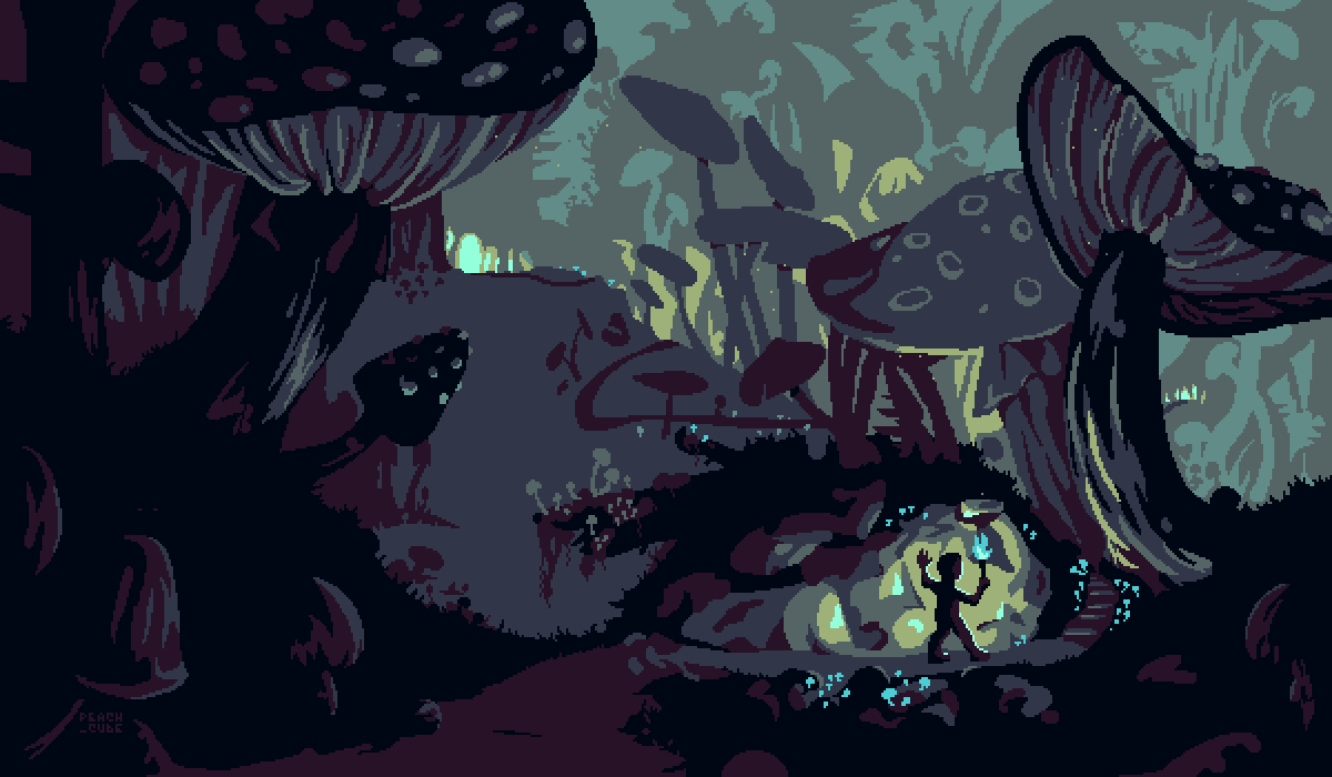 Peach_Cube's tweet photo. My March client cancelled their order! If you're looking for a landscape or character piece commission, send me a DM and we can chat about what you're looking for. https://t.co/3pSQh8MCYN