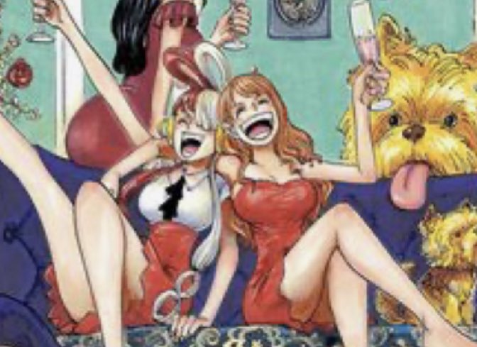 te imaginas que las dos son hijas de shanks o algo asi en plan sisters