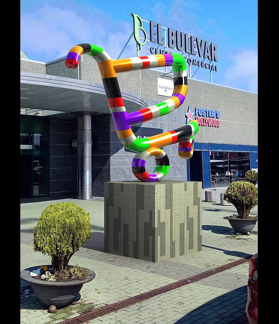 VIIIbaron's tweet photo. Proyecto escultórico para el Bulevar @carrefoures 
En Avila, España.
Barón O'Hallorans 
Fibra plástica. 2024

#Carrefour #mercadosespaña #arte  #sculpture https://t.co/s9A6OXLK7G