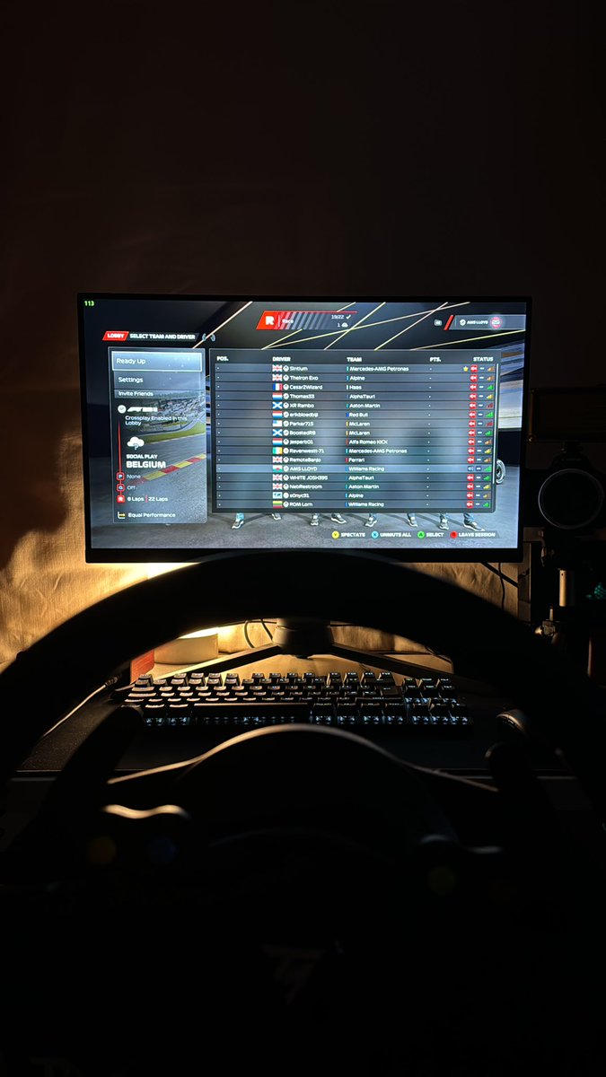 I am now live on YouTube for <a href="/GroundeffectRL/">Groundeffect Racing League</a> Round 9 for the Belgian Sprint 🇧🇪 👇
-
youtube.com/live/z9NHvsk47…
-
<a href="/Alien_MSports/">Alien Motorsports</a>