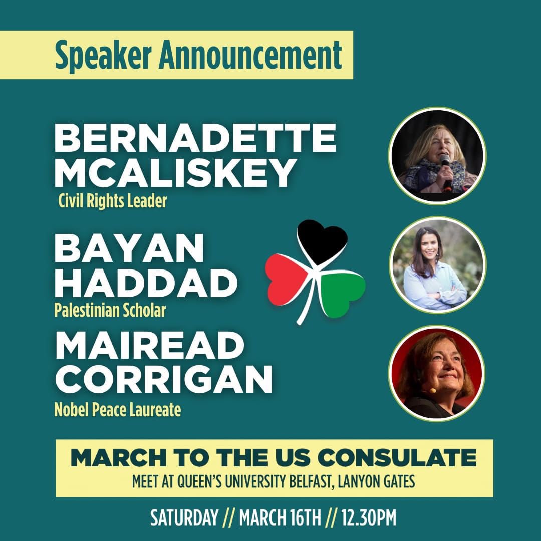 📍Get your tickets in the link below👇🏾 Bus to Belfast to march to the US Consulate IPSC Derry will be running a bus to take people from Derry to Belfast to join in the March to the US Consulate on Saturday, 16th March 2024. #StopTheGenocideInGaza eventbrite.ie/e/bus-to-belfa…