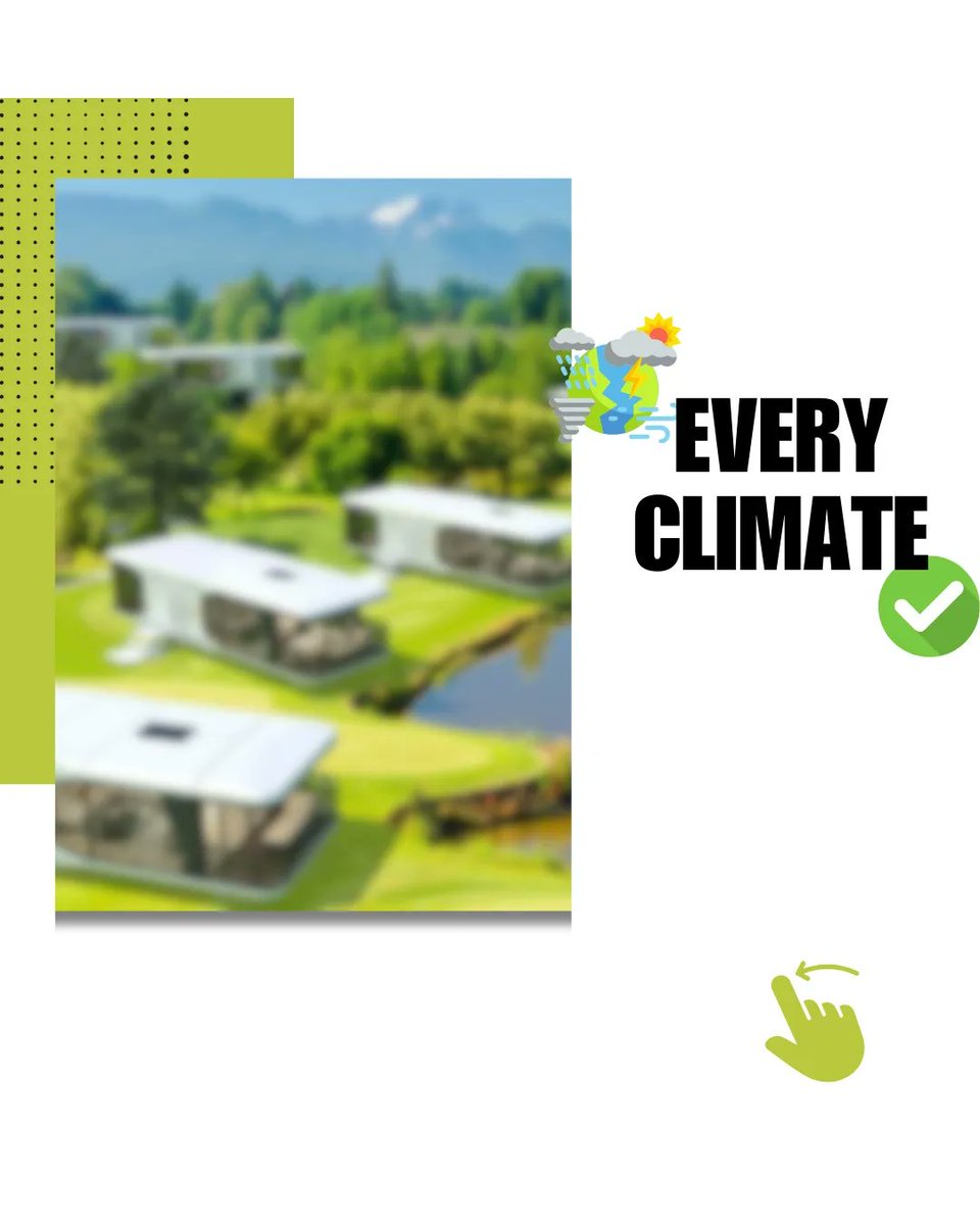 viewboxhouses's tweet photo. Did you know Capsule Houses can be customized for various climates? Explore the adaptability. #FunFactFriday #CapsuleAdaptability https://t.co/7MwD5kZANJ
