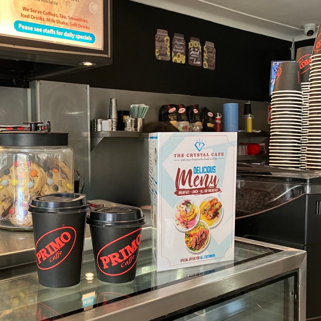 PrimoCaffe's tweet photo. Primo Original Cafe blends recently spotted @the_crystalcafe 👀
Enjoy your favourite brew today ☕️🙌🏻

#primocoffee #coffeetime #cafesupply #primoblends #freshfromtheroaster #coffeebeans #originalcafeblend #forteblend #maestroblend #espressocoffee https://t.co/9pMeh5IqyA
