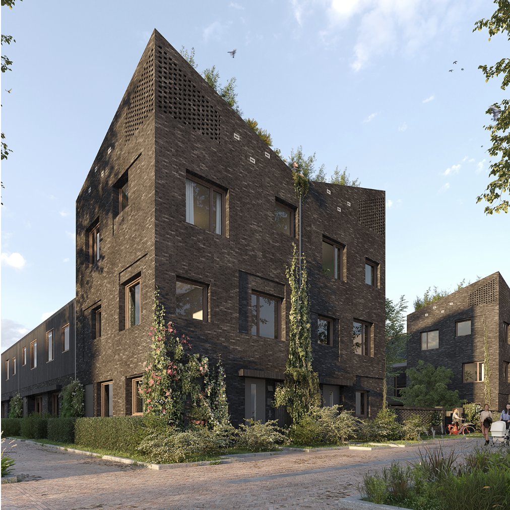 materialdistrct's tweet photo. A construction project using CO2 negative facing bricks https://t.co/4UrGj1J02y

#materialinspiration #facades #facingbricks #co2negative #architecture #vandersanden #pirrouet #materialdistrict https://t.co/Qk5RpnKakm