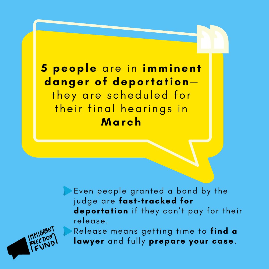 ImmFreedomFund's tweet photo. We need your help! We currently have 13 pending requests and we need your help raising $69,500.

¡Necesitamos tu apoyo! Actualmente tenemos 13 solicitudes pendientes y necesitamos tu ayuda para recaudar $69.500. https://t.co/pDCpnBFw71