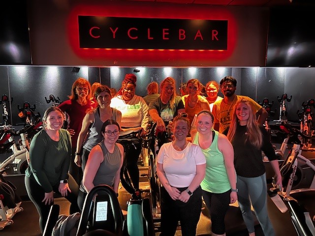 🚴‍♀️ Big thanks to our nurse manager Donna Fragnoli for organizing an amazing ride at CycleBar in support of the Willson School, a crucial provider of services for the deaf and hard of hearing community!🏫 #RidingForACause