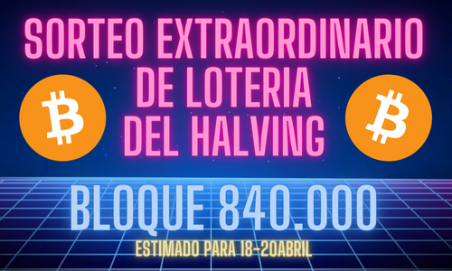 Guerrilla_BTC's tweet photo. ⚠ YA ABIERTA LA TIENDA: ⚠

SORTEO EXTRAORDINARIO DE LOTERIA DEL HALVING:
- Sorteo en Bloque 840.000 (18-20Abril)
- 1000 participaciones a 3000 satoshis 
- 100% de recaudacion en premios
- REGLAS: https://t.co/Sk5QQHyFLN

👉👉TIENDA: https://t.co/PHNhNjYgdj
