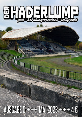 Platz 10

Der Haderlump

Verein: FC Karl – Marx – Stadt

Lockerer und witziger Schreibstil und viel Platz für die kleinen Details und viel Liebe zum Amateurfußball, man munkelt, der Autor ist auch auf Twitter aktiv