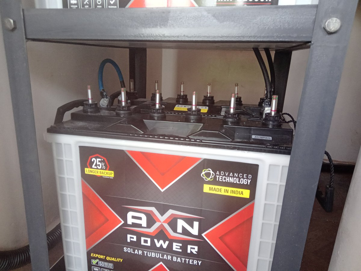 jil_obi's tweet photo. Simple storage for a 10kVA 48V system. https://t.co/SuM3QmWiNo