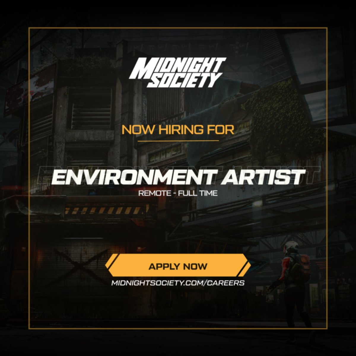 🚨New Job Alert🚨 Looking for Environment Artists ➡️Full-Time ➡️Remote only Apply here: midnightsociety.com/careers