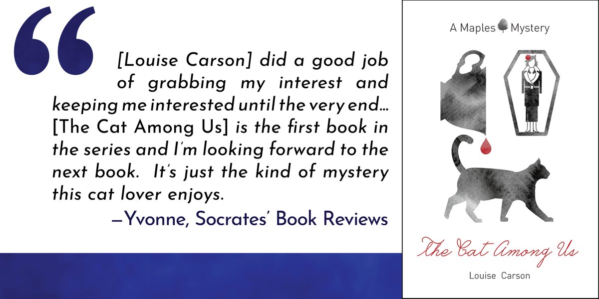 Another exciting review for Louise Carson's The Cat Among Us. Read the full review at: socratesbookreviews.blogspot.com/2024/03/review…